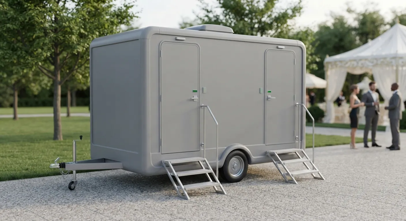 2 Stall Restroom Trailer in Union City, NJ